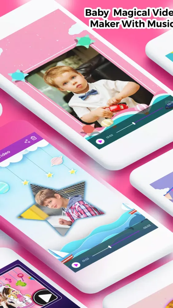 Baby Magical Video Maker With Music স্ক্রিনশট