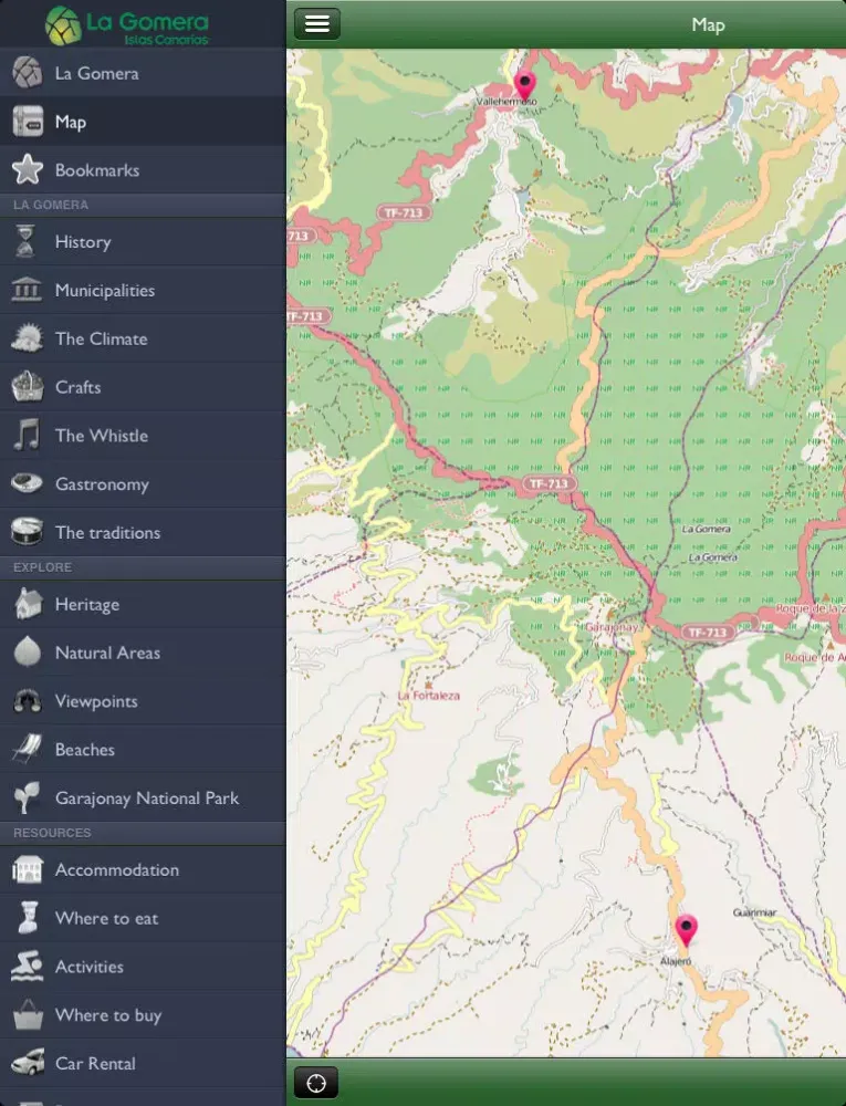La Gomera Guide iPad  스크린샷