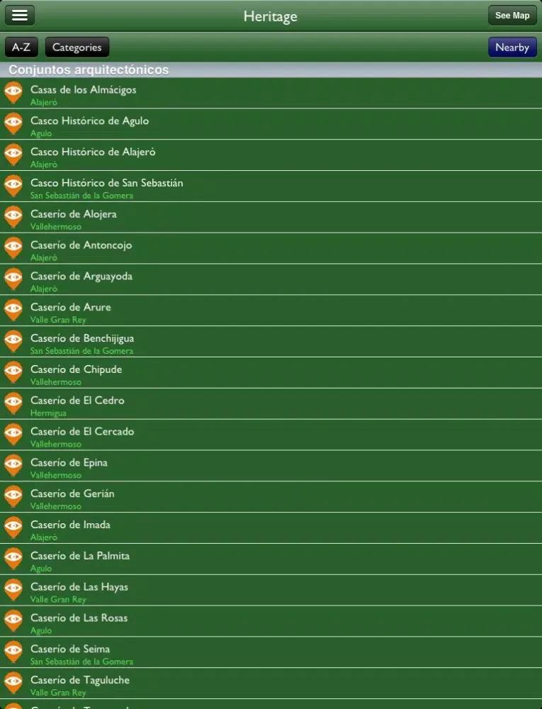 La Gomera Guide iPad  스크린샷