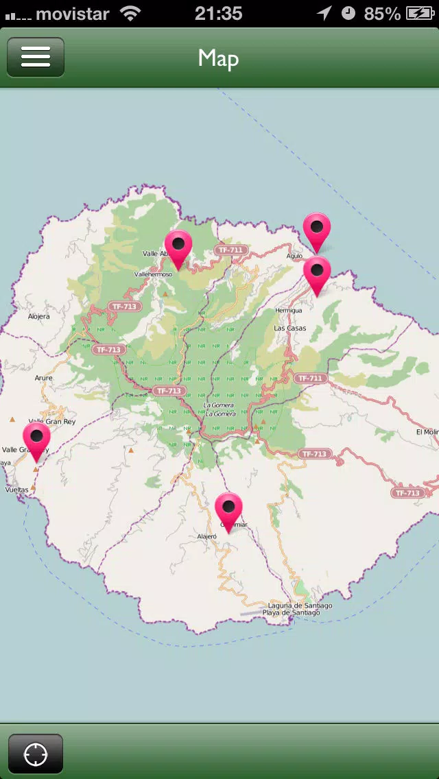 Capturas de pantalla de La Gomera Guide