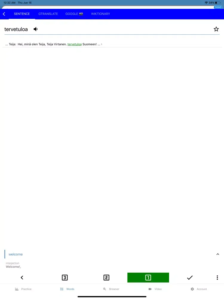 Context Vocabulary Builder iPad  スクリーンショット