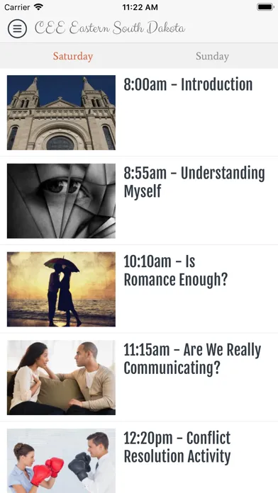 Ảnh chụp màn hình của Sioux Falls Engaged Encounter