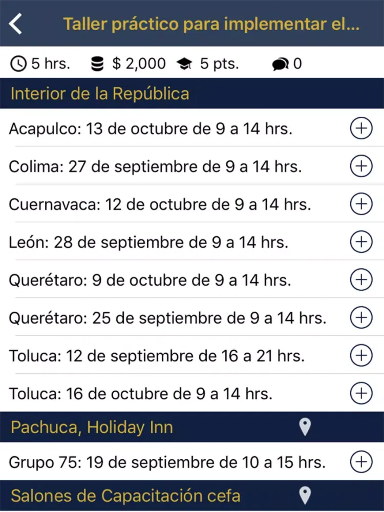 Screenshot di cefa iPad 