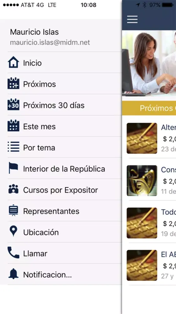 Screenshot di cefa
