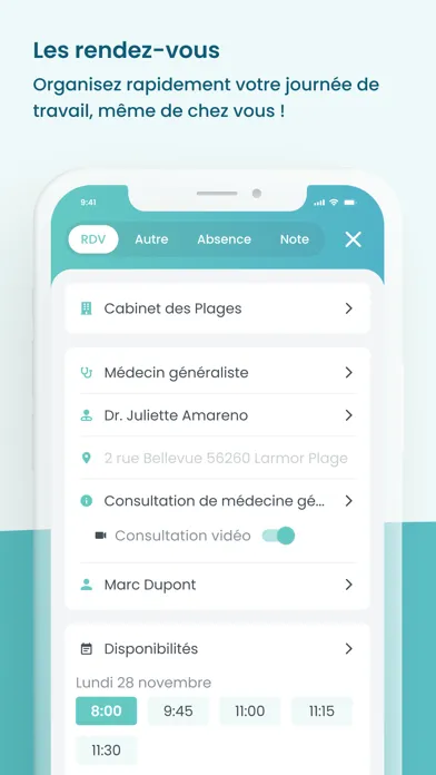 Captures d'écran de Maiia Pro