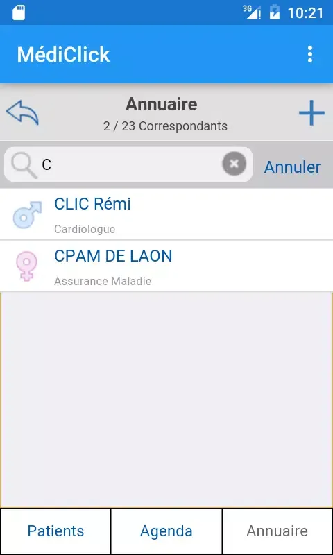 Capturas de tela do MédiClick Mobile Edition