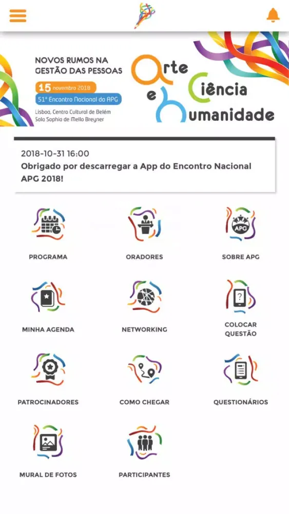 Encontro Nacional APG 2018 스크린샷