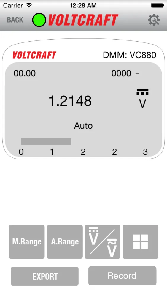 Ảnh chụp màn hình của Smart BT Measure