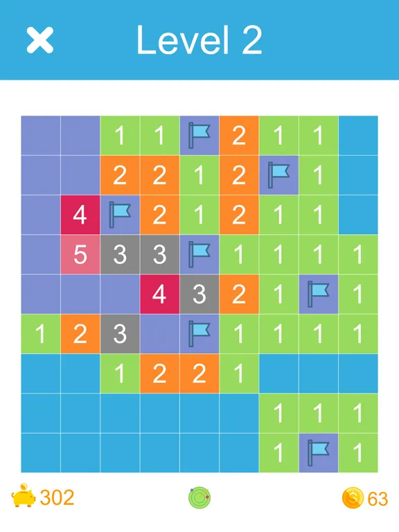 Q Mine Sweep Deluxe - Great Classic Puzzle Game iPad  Screenshots