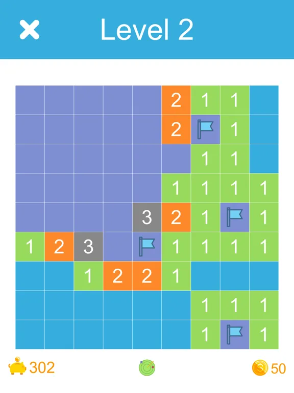 Q Mine Sweep Deluxe - Great Classic Puzzle Game iPad  Screenshots