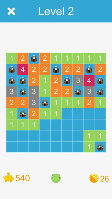 Q Mine Sweep Deluxe - Great Classic Puzzle Game Screenshots