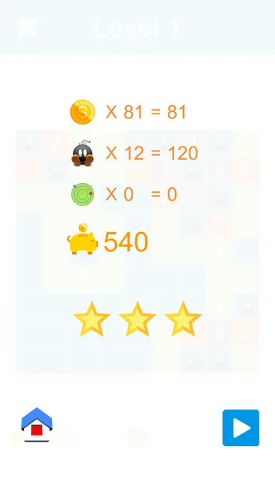 Q Mine Sweep Deluxe - Great Classic Puzzle Game Screenshots