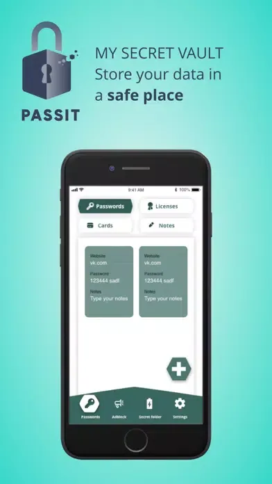 PassIt - My secret vault Screenshots