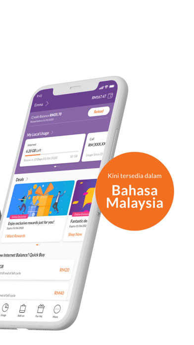 Celcom Life Ekran Görüntüleri