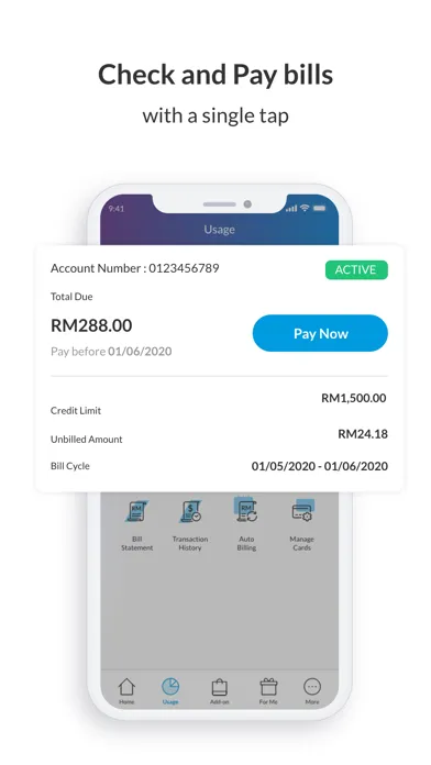 Capturas de tela do Celcom Life