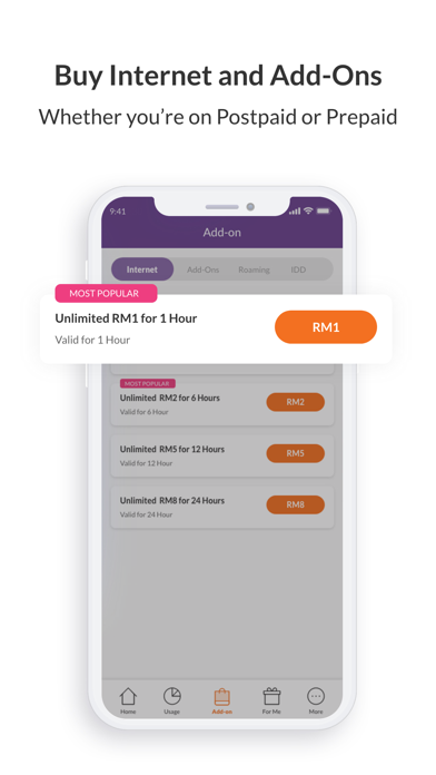 Celcom Life Ekran Görüntüleri