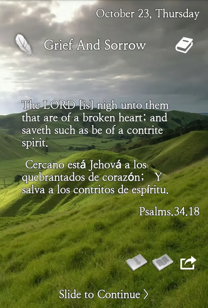 Capturas de pantalla de Bible LockScreen
