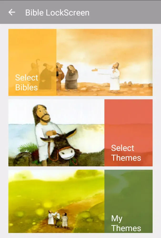 Capturas de pantalla de Bible LockScreen