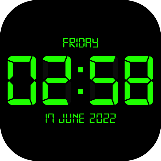 LED Clock Live Wallpapers