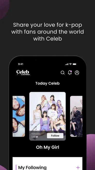 Tangkapan skrin Celeb Confirmed