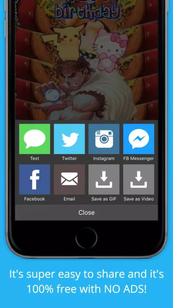 Giffiti - Make GIFs by adding animated stickers and funny GIFs to your photos سکرین شاٹس