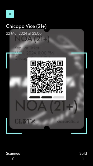 Captures d'écran de Celebratix Ticket Scanner