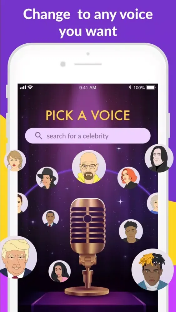 Screenshot di Celebrity Voice Changer: Magic