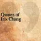 Quotes of Iris Chang