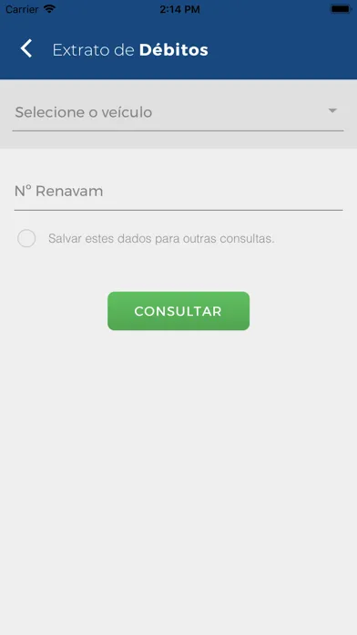 Скриншоты Detran/PR InteliGENTE