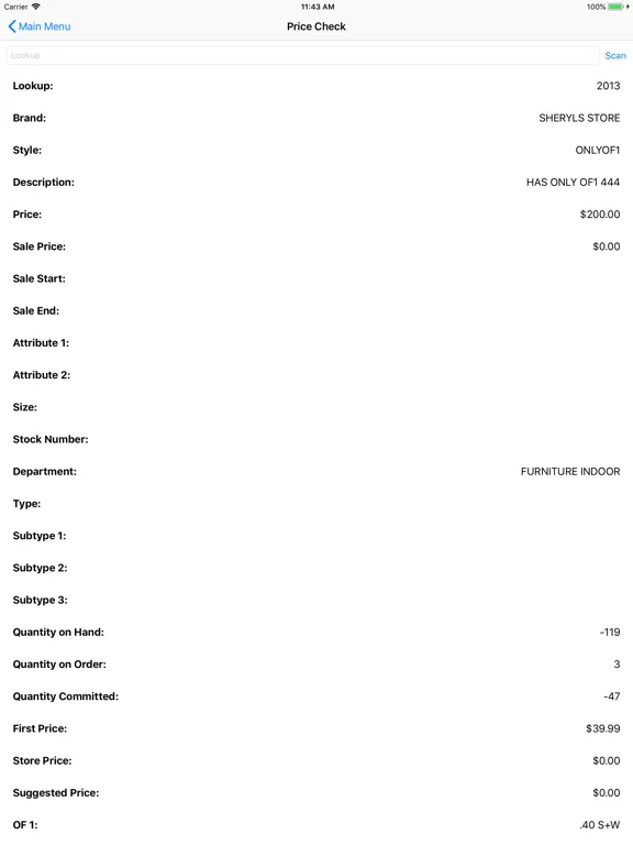تصاویر Stratus Mobile Inventory iPad 
