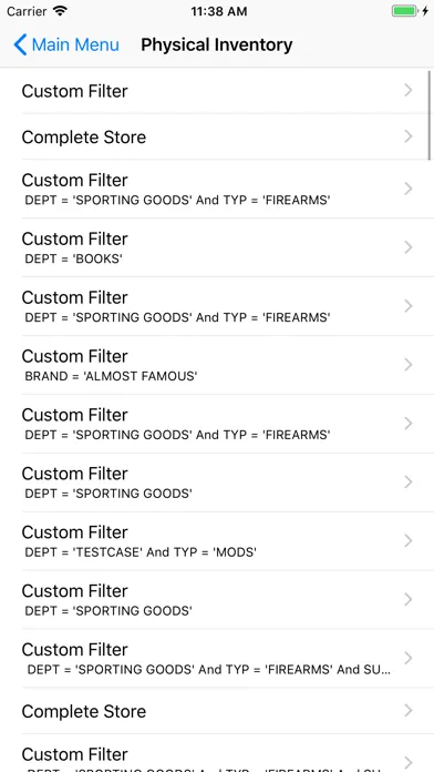 تصاویر Stratus Mobile Inventory