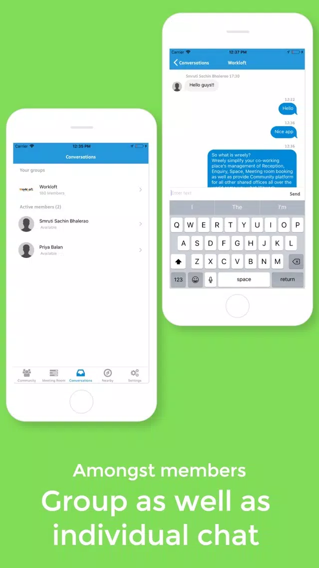 Capturas de tela do Wreely - Community Platform