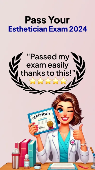 Esthetician Exam 2024: Prep Screenshots