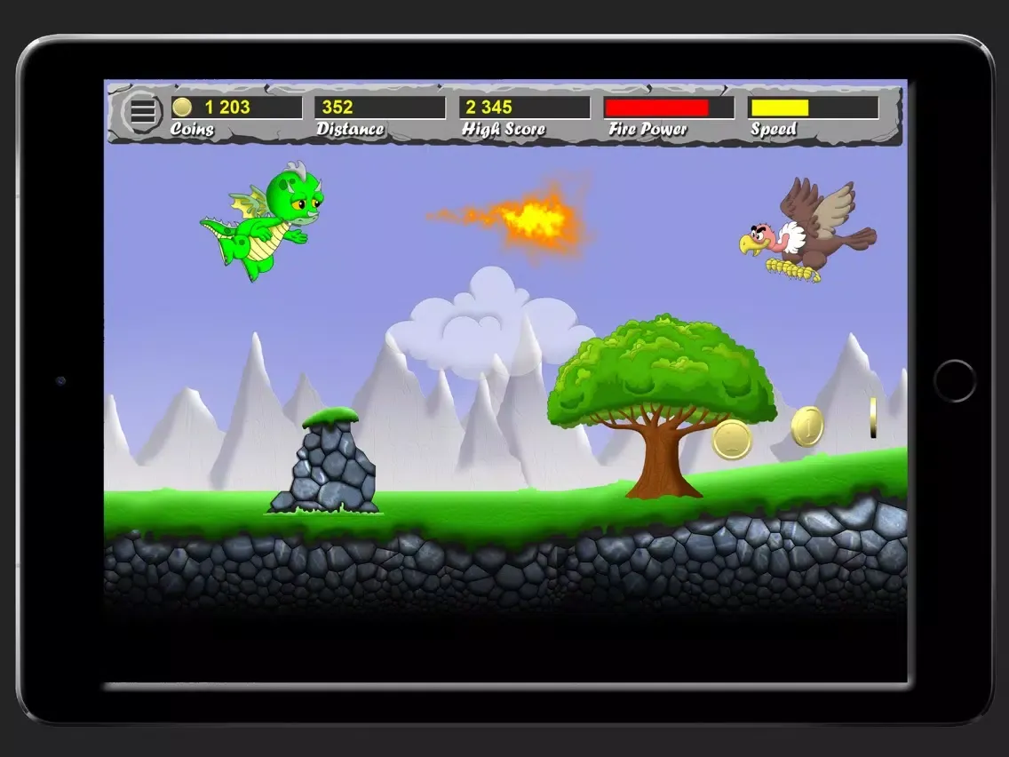 ภาพหน้าจอของ MyDragonX: Fly iPad 