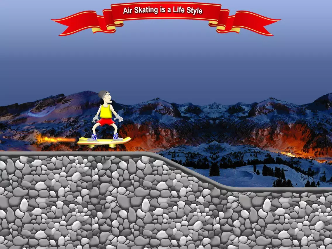 ภาพหน้าจอของ Air Skater X iPad 