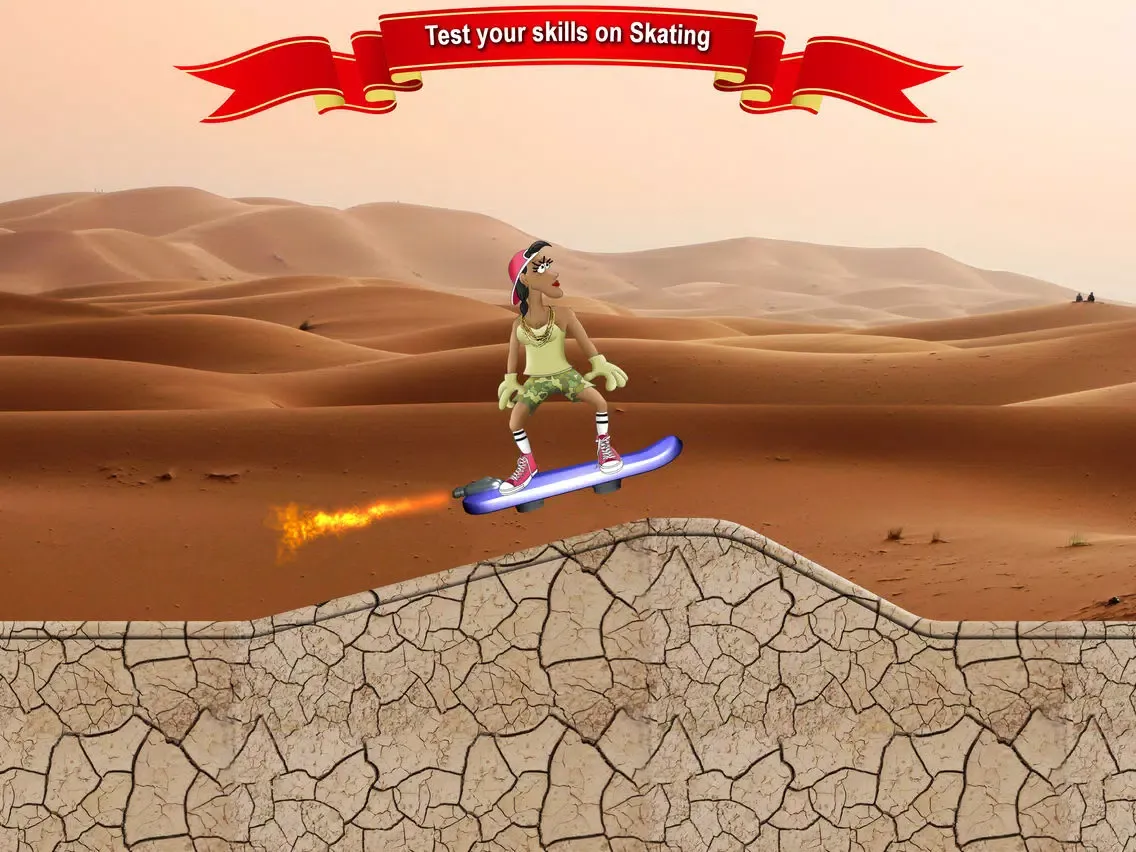ภาพหน้าจอของ Air Skater X iPad 