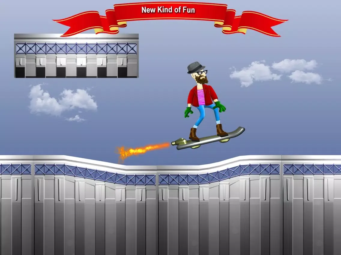 ภาพหน้าจอของ Air Skater X iPad 