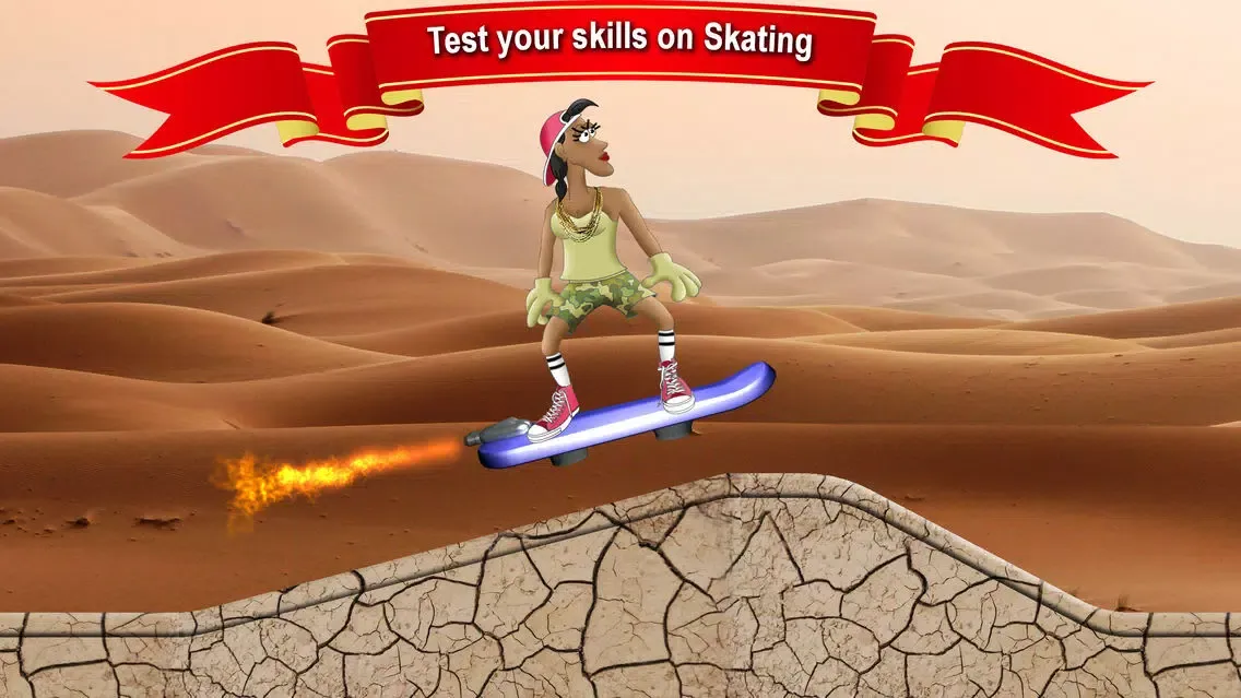 ภาพหน้าจอของ Air Skater X