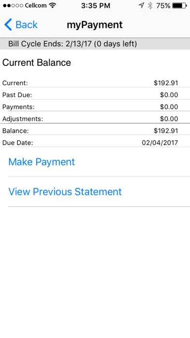 Скриншоты myCellcom App
