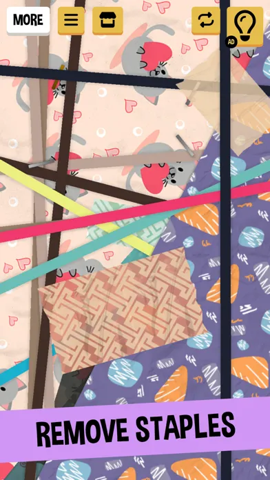 Capturas de tela do Wrapping: Unboxing Puzzle Game