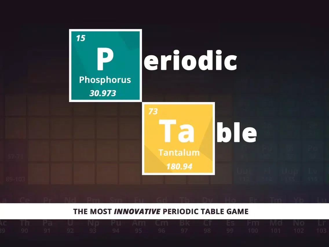 Ảnh chụp màn hình của Periodic Table Game iPad 