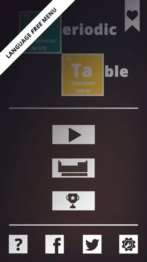Ảnh chụp màn hình của Periodic Table Game