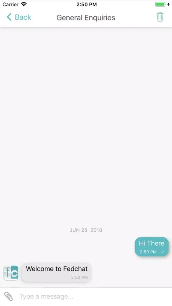 FedChat スクリーンショット