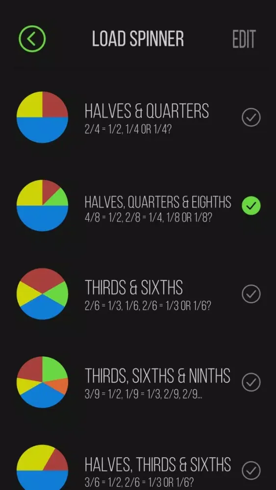 Fractio: Learn & Teach Fractions 스크린샷