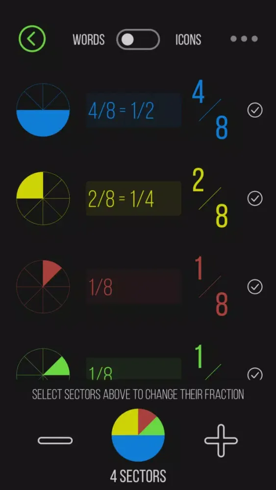 Fractio: Learn & Teach Fractions 스크린샷