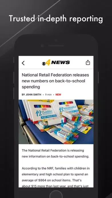 Capturas de tela do CBS4 News Gainesville
