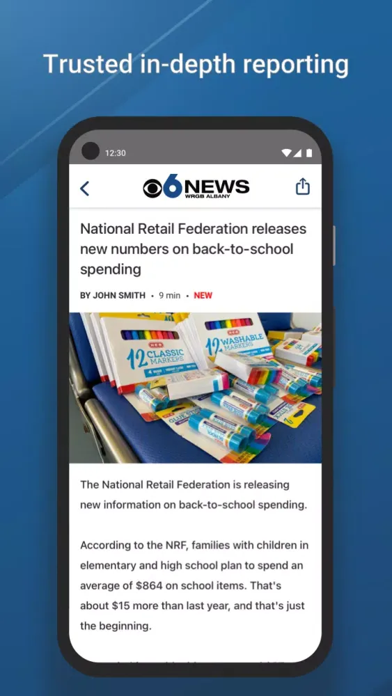 Screenshot di WRGB CBS News 6