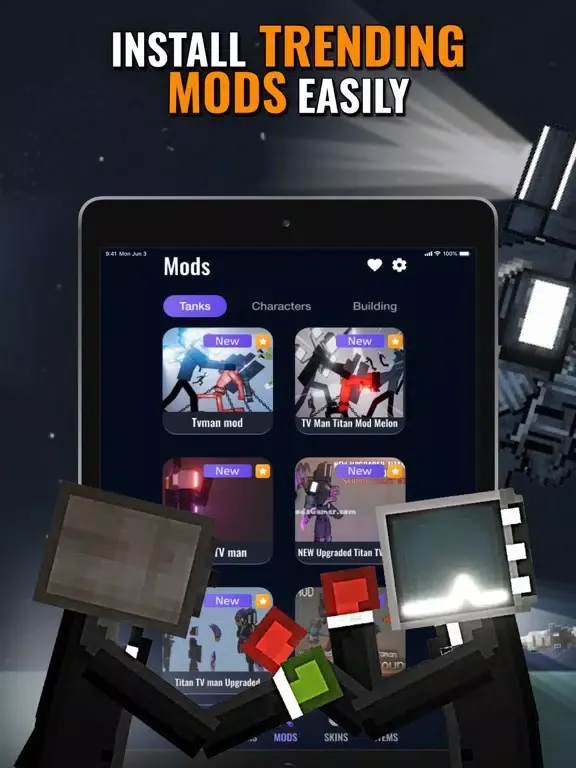 TV Man Titan for Melon：Sandbox iPad  স্ক্রিনশট