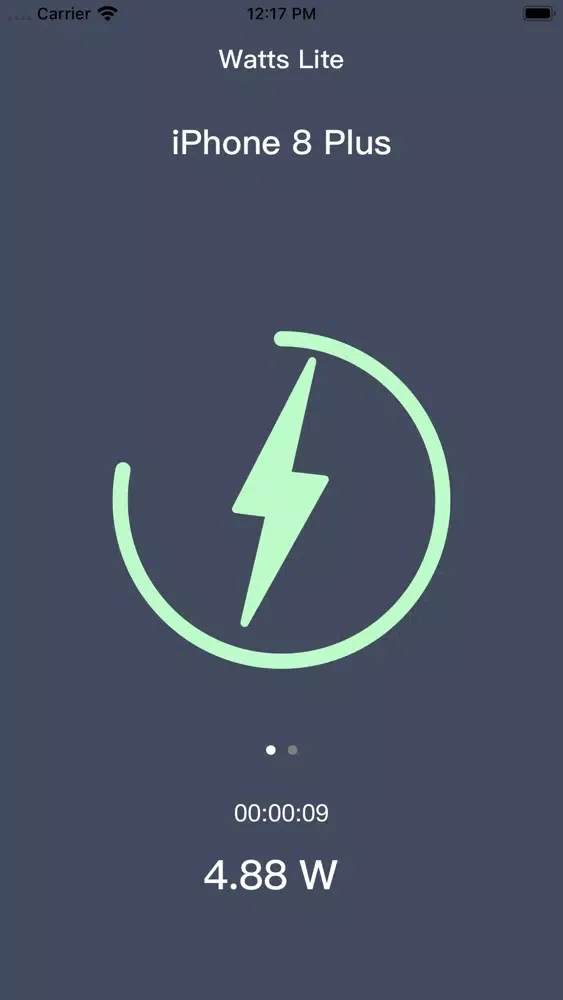 Tangkapan layar Watts Lite