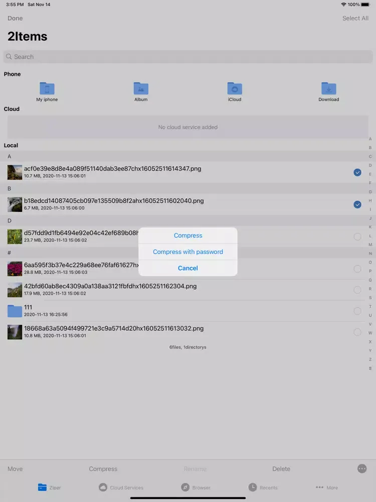 Zrzuty ekranu FE File Explorer+ iPad 
